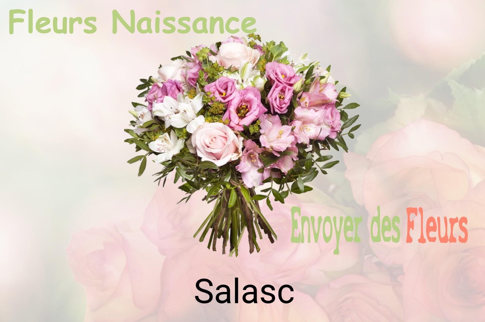 Bouquet de fleurs de naissance livré à Salasc